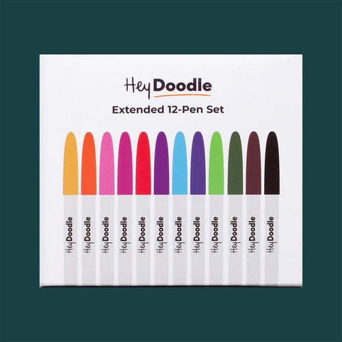 12 HeyDoodle Markers